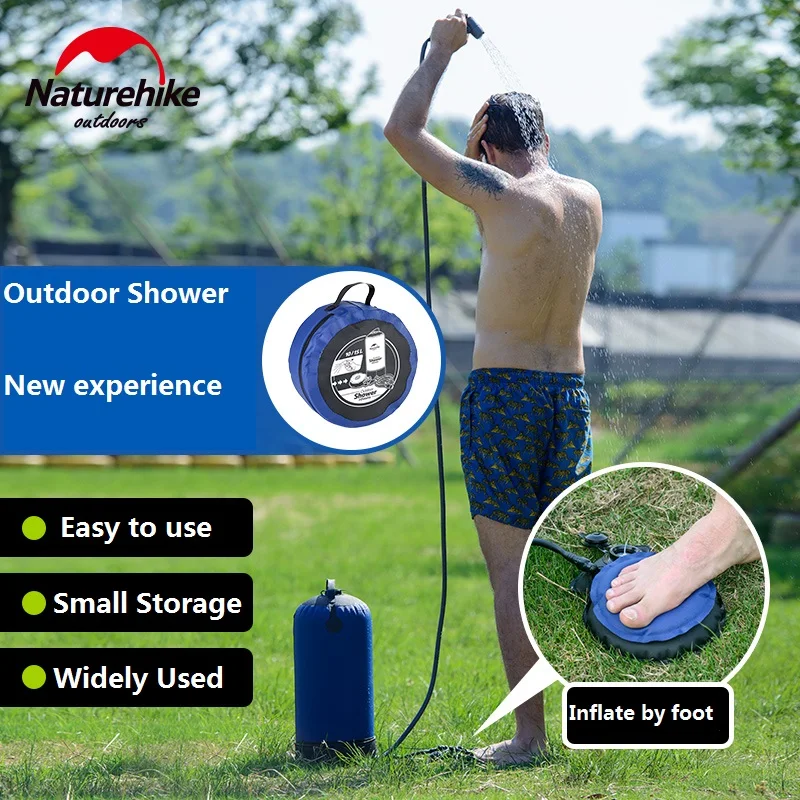 Naturehike Заводская Продажа наружная кемпинговая походная душевая сумка надувная