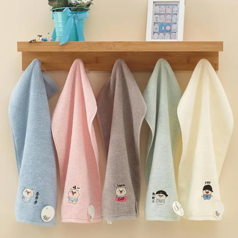 Полотенца прямоугольные из чистого хлопка многофункциональные Мультяшные