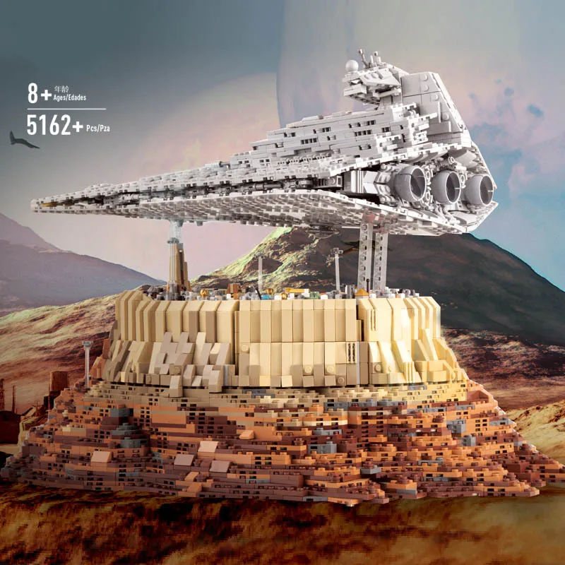 

Форма King Star, игрушки Империя над Jedha, совместим с строительными блоками, кирпичи, сборные подарки на день рождения