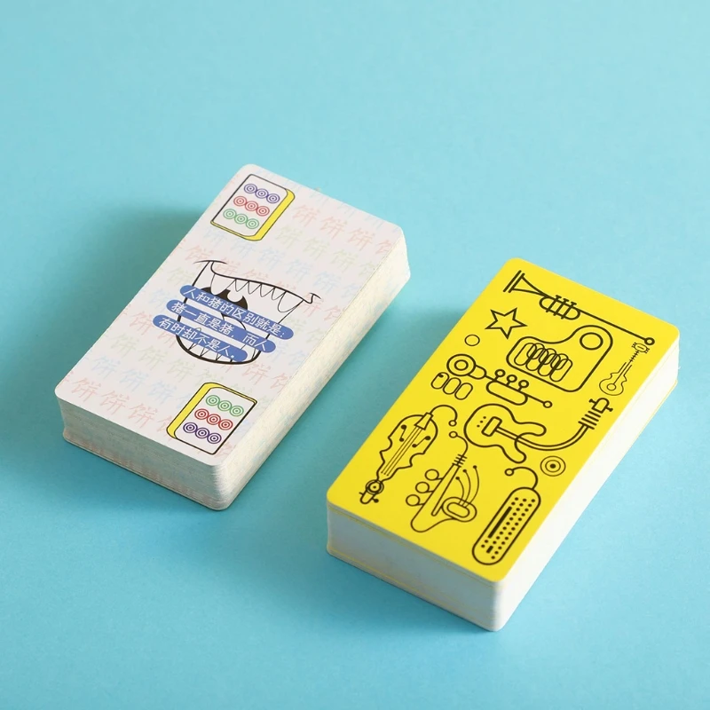 Карточка для игры в покер забавном стиле легкая карточка Маджонга любителей