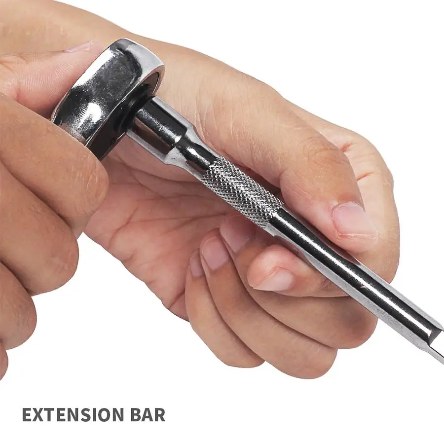 

Car Repair Tool 46pcs 1/4-Inch Socket Set Car Repair Tool Ratchet Torque Wrench Combo Tools Kit Auto Repairing Tool Set