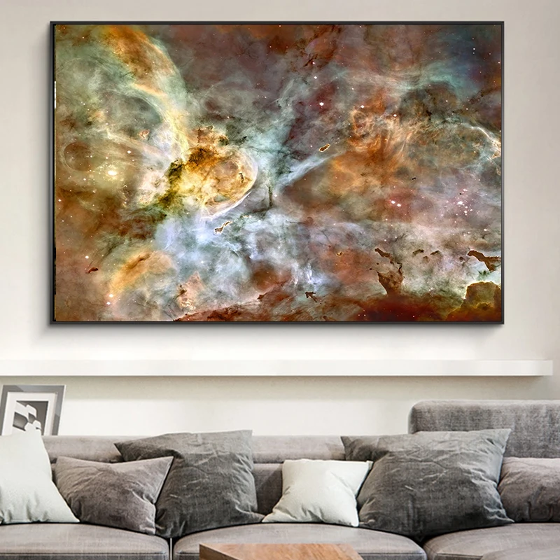 

Hubble Space Telescope Photo Carina Nebula Photo Prints On Canvas Painting Wall Art Artistic Poster For Home Decor Cuadros