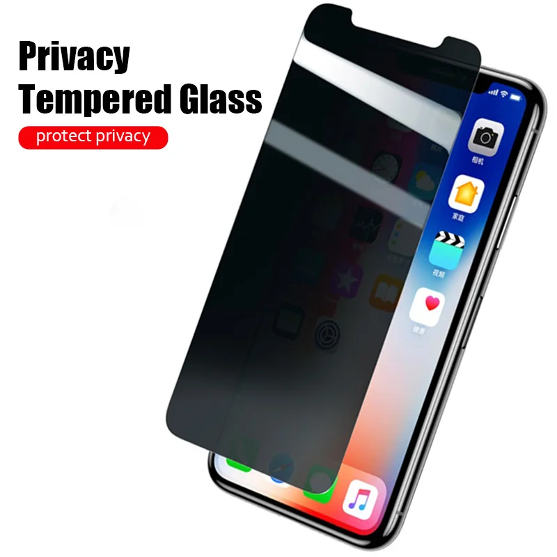 

Anti Spy Toughed Glass for iPhone 13 Pro Max XS XR 6 6S 7 8 Plus Screen Protector for iPhone 12 Pro Max Mini SE2020 Anti-Scratch