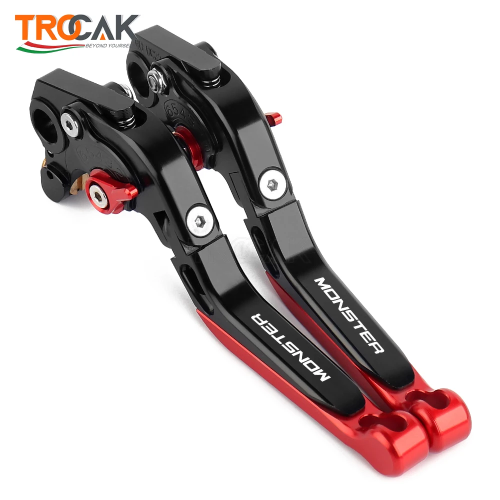 

CNC LOGO Brakes Clutch Levers Black for DUCATI Monster 696 Monster696 2009-2014 Motorcycle Accessories