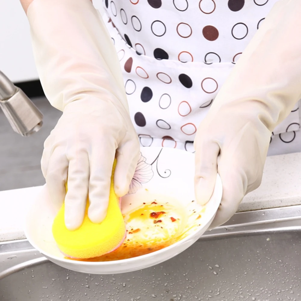 Перчатки Нитриловые водонепроницаемые перчатки для уборки по дому мытья посуды