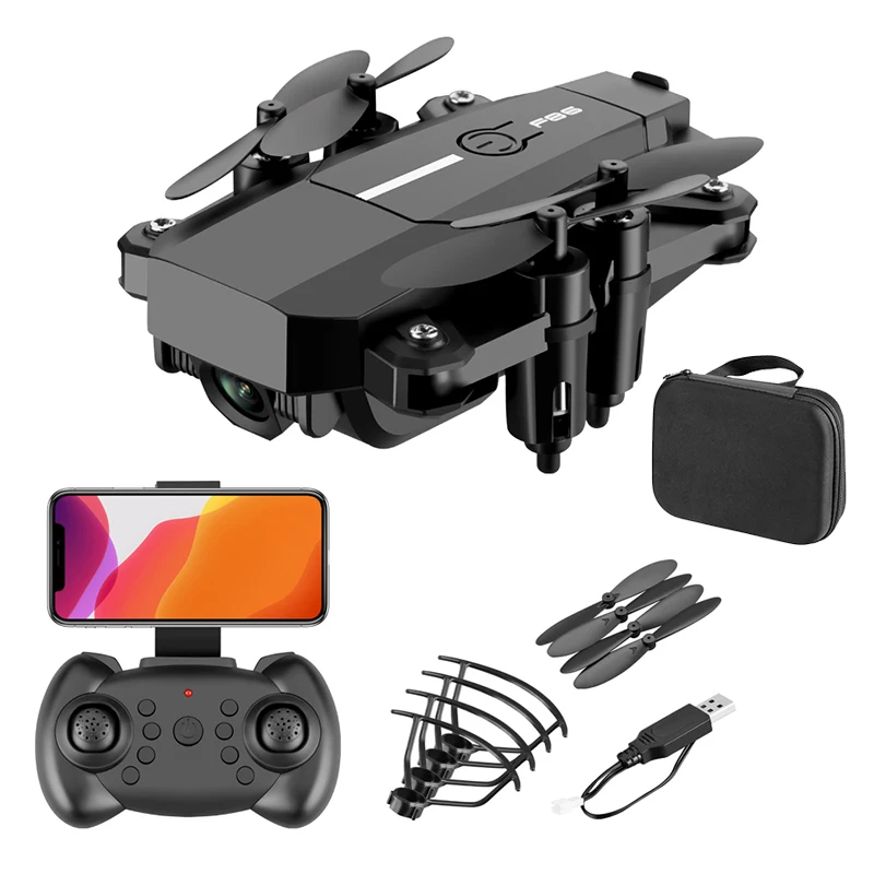 F86 мини беспилотный Летающий Дрон с Hd камерой сумка посылка FPV Quadcopter датчик