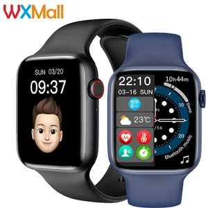 new iwo w37 series 7 smart watch bluetooth call 1 75 inch split screen password sports smartwatch for apple huawei phone watch 7 free global shipping