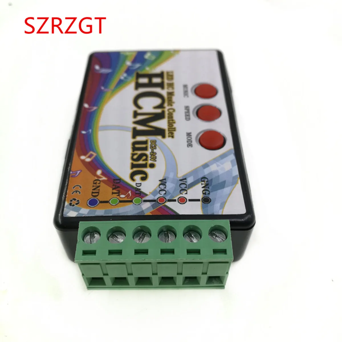 Светодиодный музыкальный контроллер RGB DC5V-24V WS2812b WS2811 WS2813 6803 1903 IC цифровой