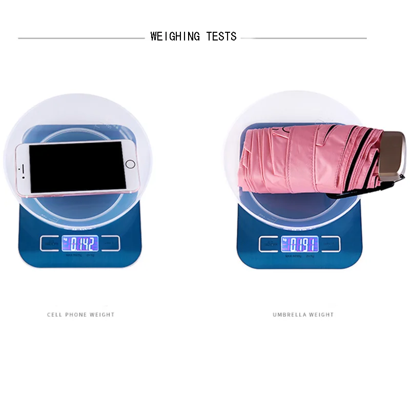 Модный складной зонт от дождя Мини карманный солнцезащитный зонтик женский