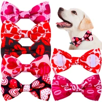 50100 pcs dog collar bow tie valentines day pet supplies removable dog bow ties collar decoration love dog collar accessories