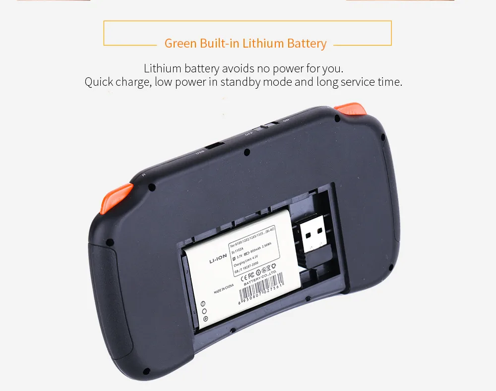 Беспроводная клавиатура Ouhaobin 2 4G Air Mouse тачпад мини клавиатуры с USB приемником для