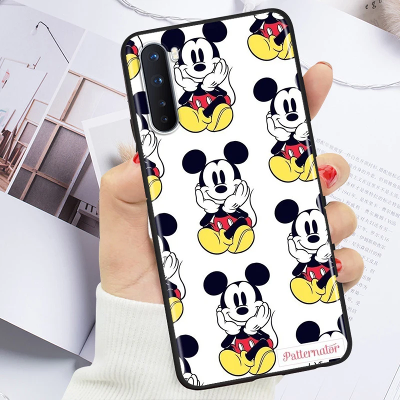 soft tpu mickey minnie travel silicone cover for oneplus nord ce 2 n100 n10 9 9r 8t 8 7t 7 6t 6 5t pro black phone case free global shipping
