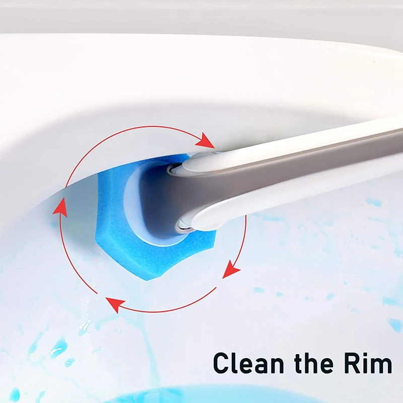 

36 Pcs Toilet Brush Replacement Head,Toilet Stick Replacement,Toilet Cleaner Replacement,Disposable Toilet Brush Head