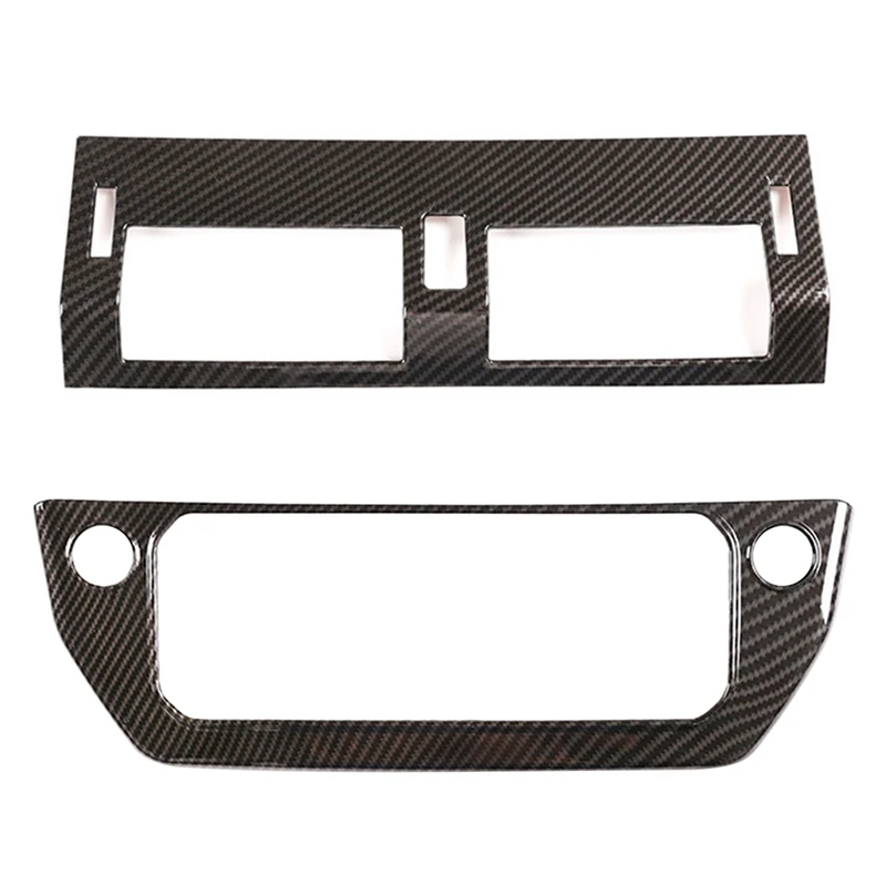 

Car Central Control Air Outlet Decorative Frame Trim with Car Center Console Air Condition Mode Button Cover Trim