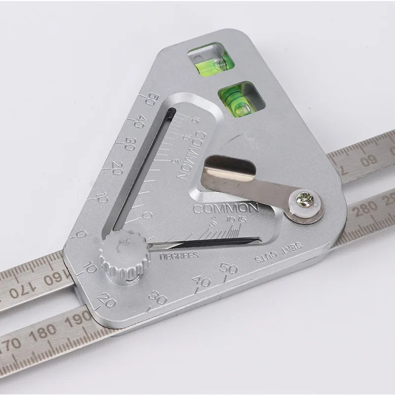 Многофункциональная угловая горизонтальная линейка треугольная