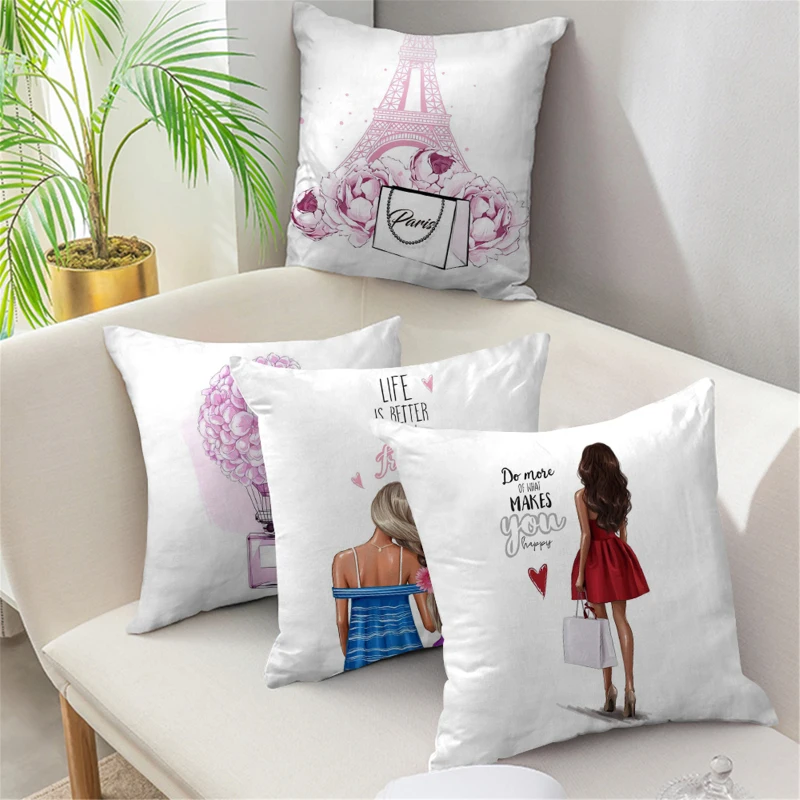 

Fuwatacchi, роскошные белые наволочки, модные наволочки для девочек, декоративные подушки, Свадебный домашний декор для дивана, автомобиля, офис...