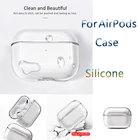 Прозрачный жесткий чехол для наушников из поликарбоната для Airpods Pro, защитный чехол для Apple Airpods 3, чехол для Bluetooth гарнитуры, аксессуары