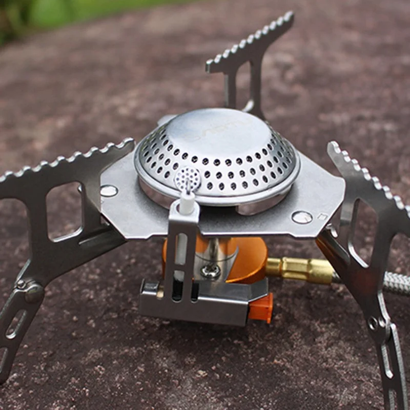

1pc Outdoor Camping Split Burner Gas Stove Camping Picnic Tool Accessories