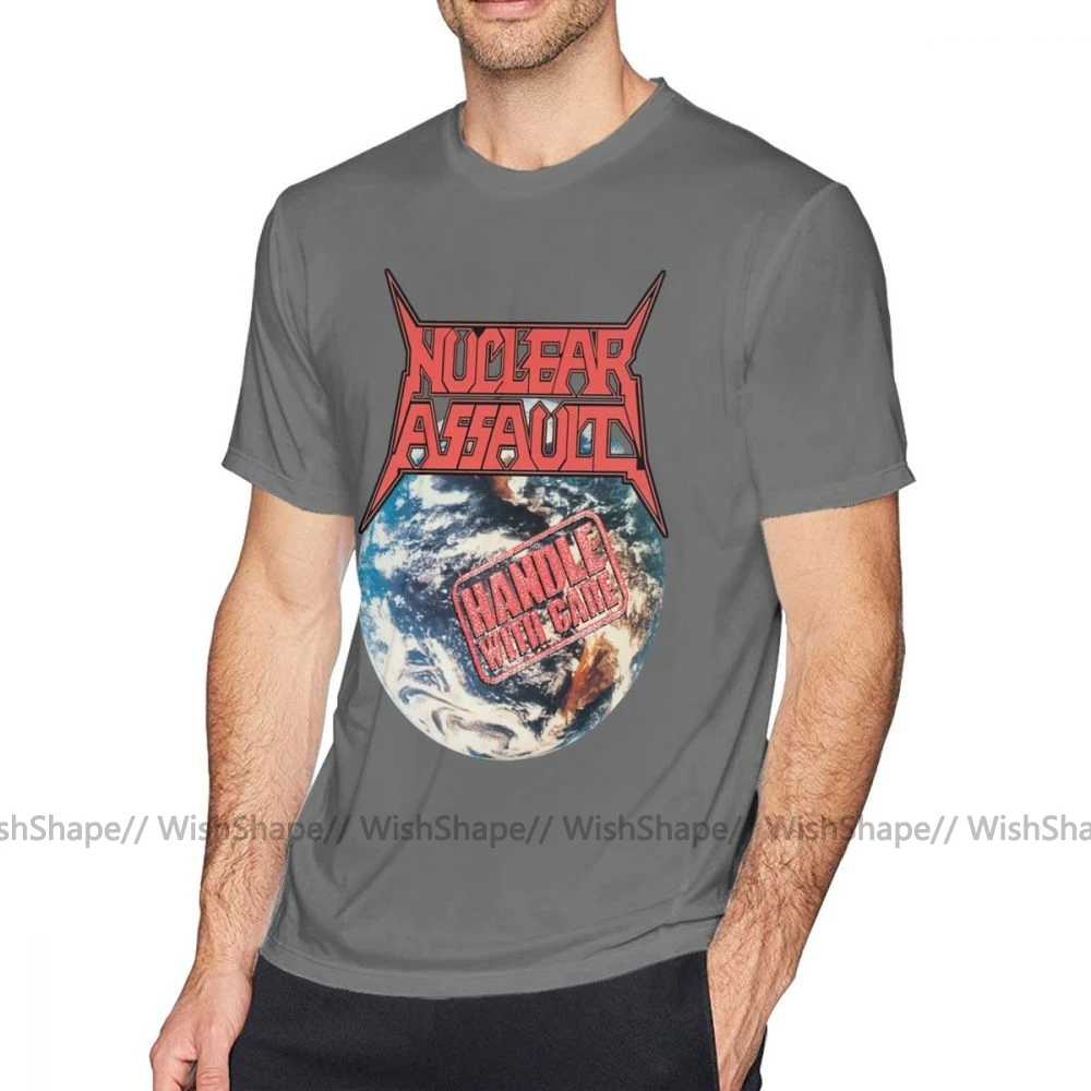 Футболка Anthrax футболка с принтом Assault Пляжная Мужская 100% хлопок 4xl забавная