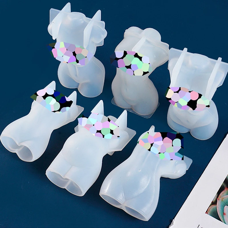 

Woman Candle Silicone Mold Candle Making Soap Aroma Mould Home Crafts Decoratio