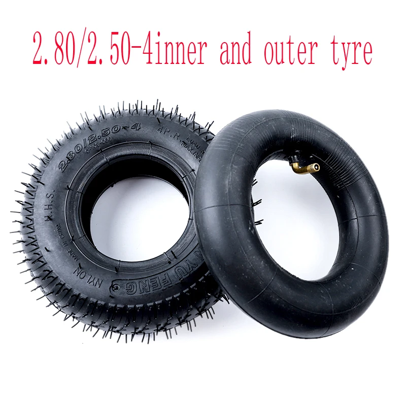 

Tire 2.80/2.50-4 for Razor Scooter E300 Electric Scooter andWheelchair Tire 4-inch stroller, elder scooter, 3-wheel standing car