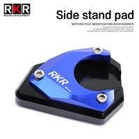 2020 motorcycle kickstand foot side stand extension pad support enlarge plate for cfmoto 400nk 400gt cf moto 400 nk gt