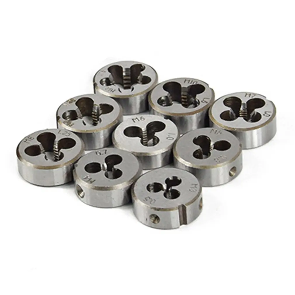 

20pcs Multi-Use Tap Dies Adjustable Metric Carbon Steel Hand Screw Taps Set Holder Thread Gauge Wrench Tool For Car Repair