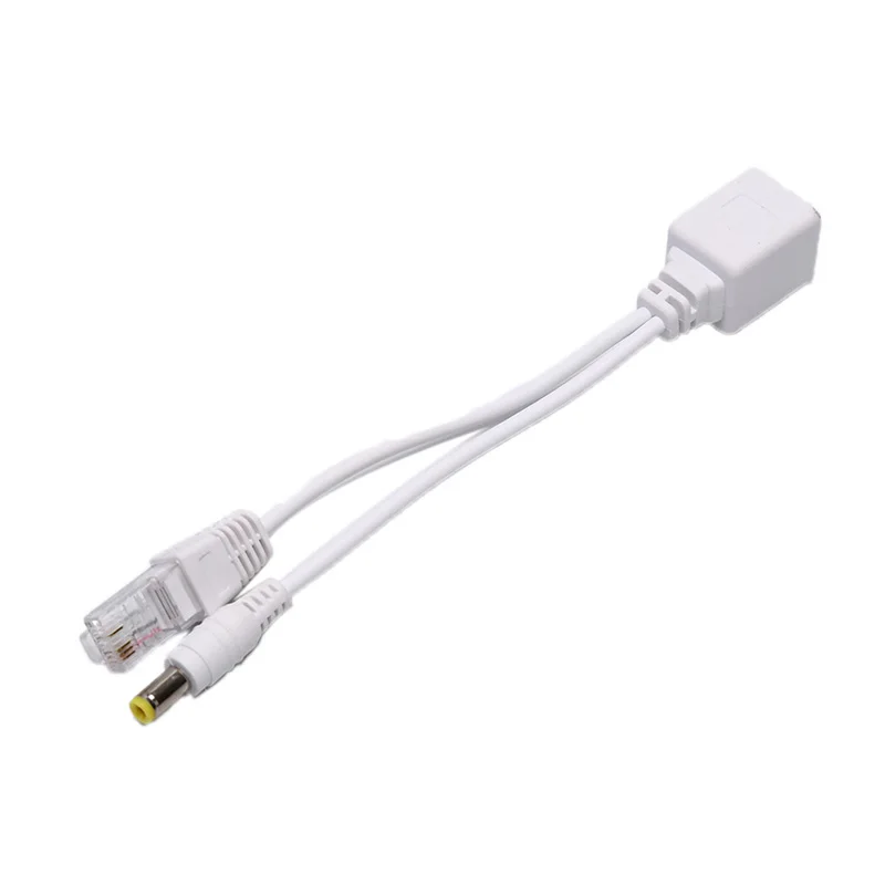 POE 2 шт. кабель пассивного питания через Ethernet адаптер сплиттер RJ45 инжектор блок 12-48