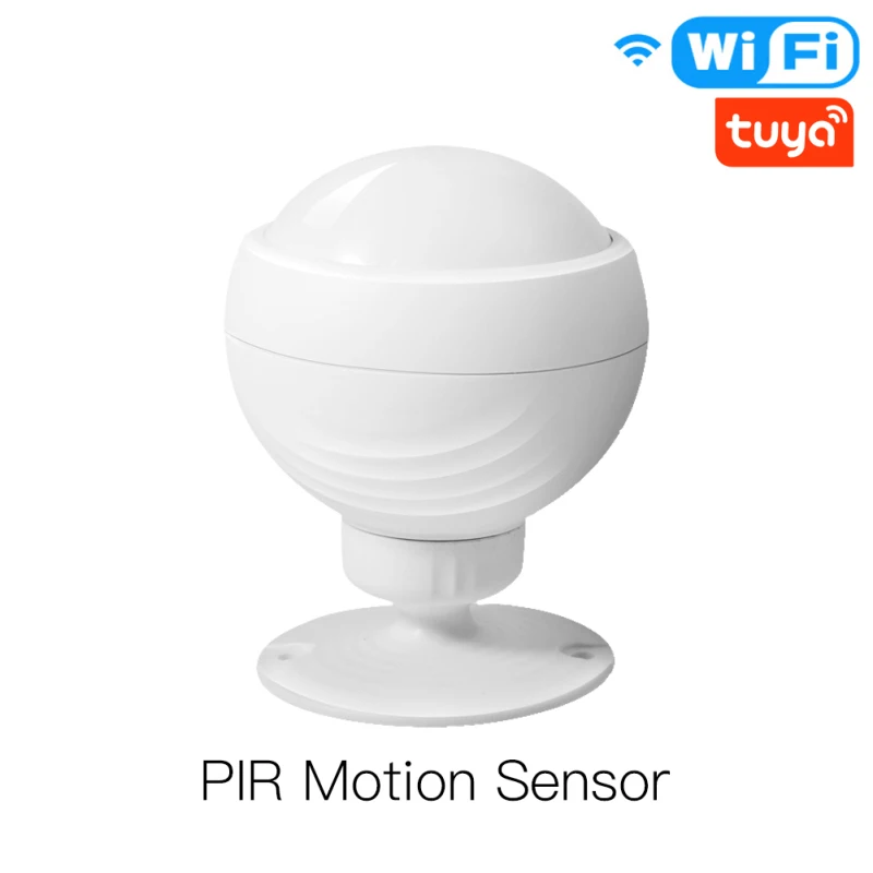 

Smart WiFi PIR Motion Sensor Human Detector Smart Life Tuya App Control Alarm System Smart Body Movement Sensor for Alexa Google