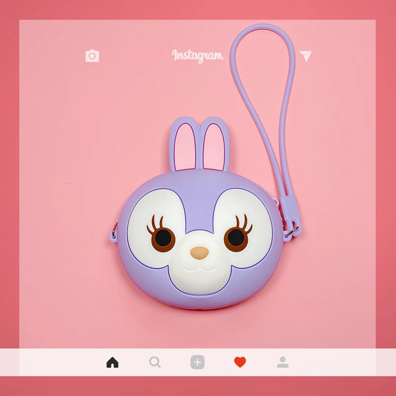 Портативный многофункциональный милый мультяшный кошелек для маленьких девочек