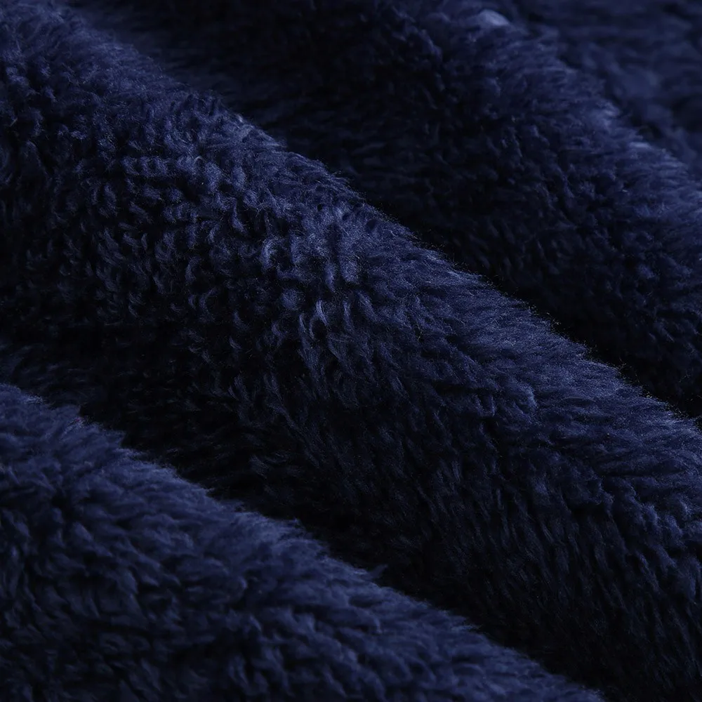 Hirigin Мужское пальто осень зима Повседневная Свободная Двусторонняя плюшевая