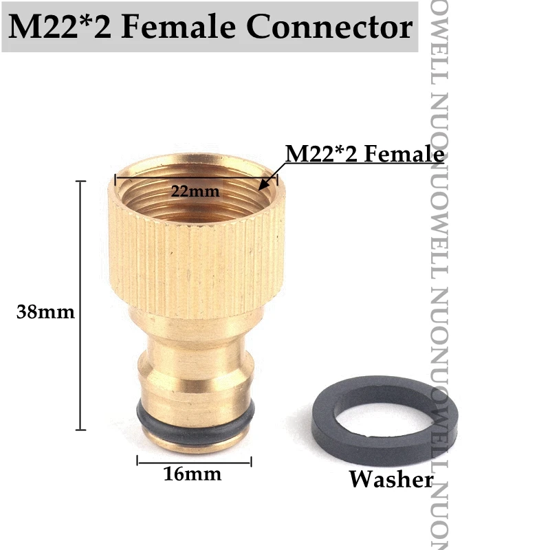 Резьбовой соединитель 2 шт. латунные соединители для сада водопроводный адаптер