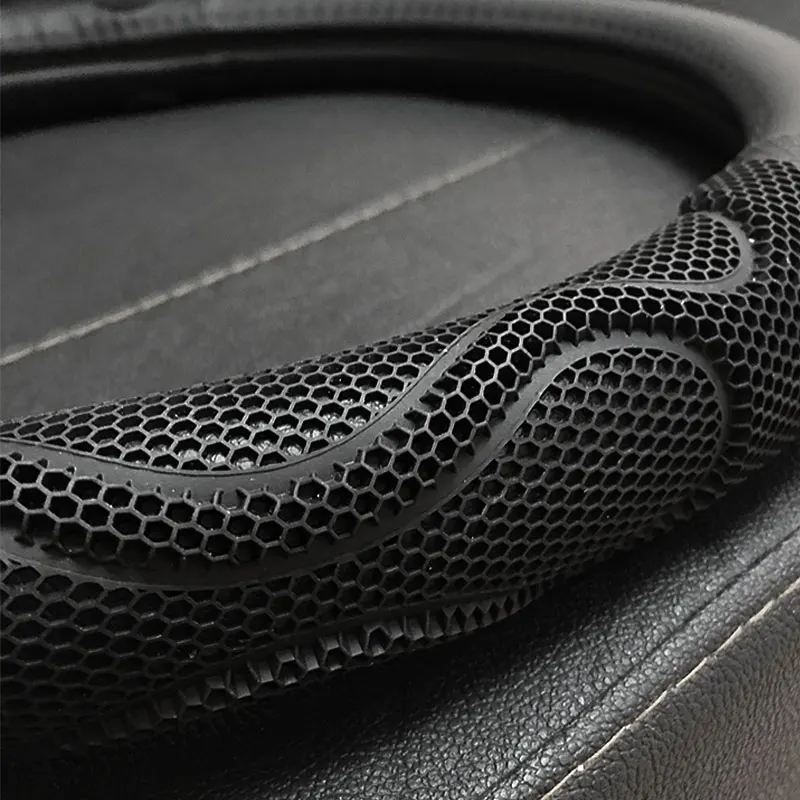 AUTOROWN Оплетка на руль из натуральной кожи 38 см Универсальный размер подходит для