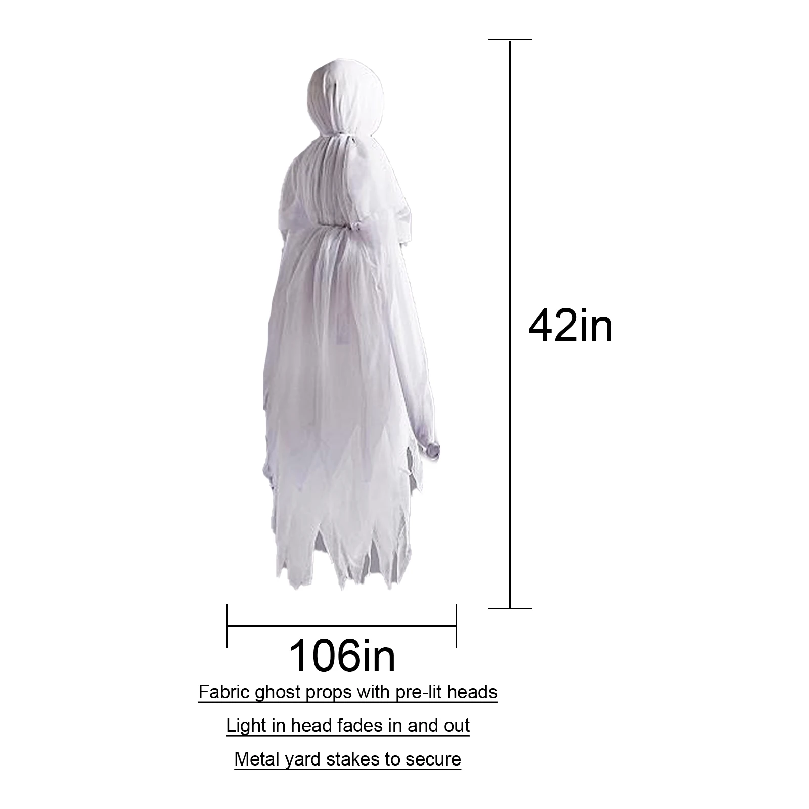 

Halloween Holding Hands Ghosts Luminous Holding Hand Holiday Party Garden Glowing Horror Ghosts Decoration Lamp