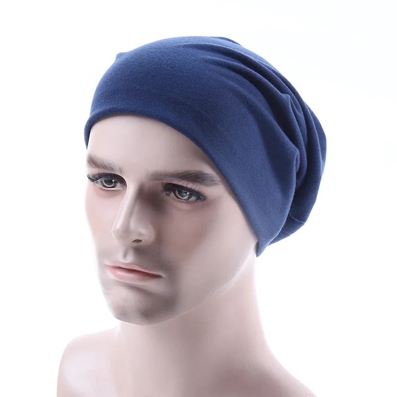 

Ladies Plain High Quality Jersey Bonnet Headband Underscarf Cap Islam Inner Scarf Stretch Patchwork Hijab Cover Headwrap 26*22Cm