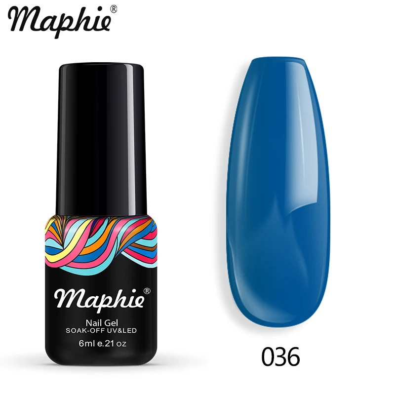 Maphie термальный УФ-гель для ногтей 3D Хамелеон Температура Led лак для ногтей эмаль замочить от Led Изменение цвета гель лак для ногтей - Цвет: 036