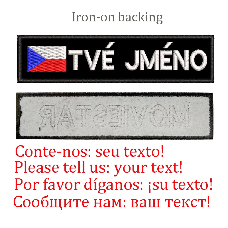 Вышитая детская нашивка с именем для одежды Униформа головной убор тактические