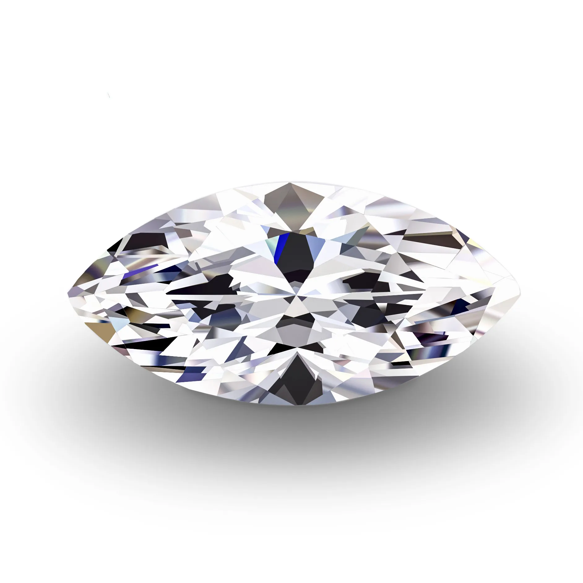 7*14 мм 3CT Тест Положительный Moissanite алмаз конский глаз свободный F VS1 маркиза