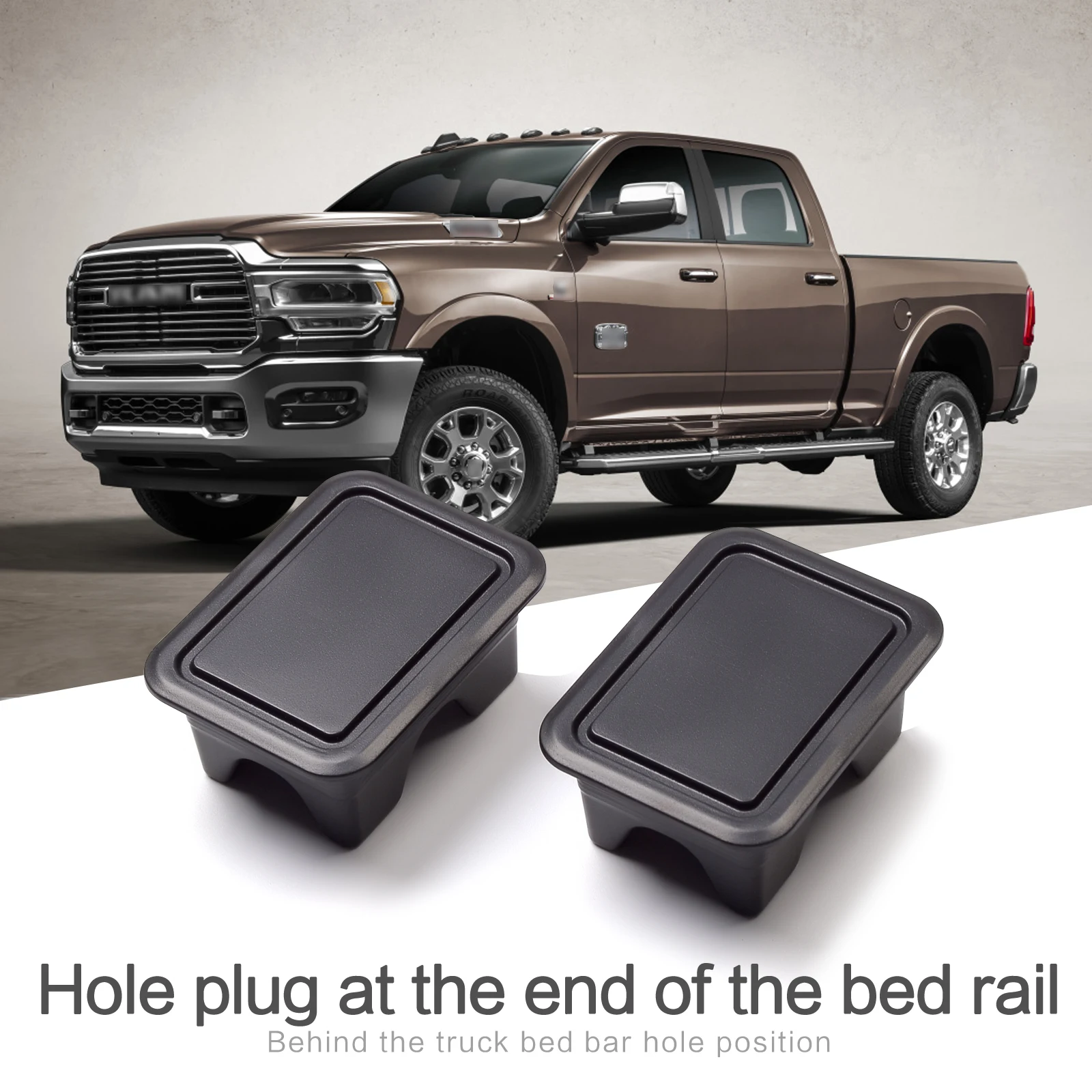 Карманные накладки ZUNDUO на рейку кровати подходят для 2019 - 2021 Dodge RAM 1500 2500 3500