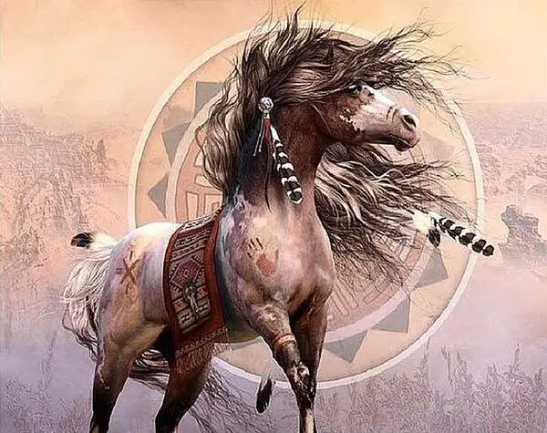 

Square Diamond 5D DIY Diamond Painting "horse" Embroidery Cross Stitch Rhinestone Mosaic Painting Home Decor