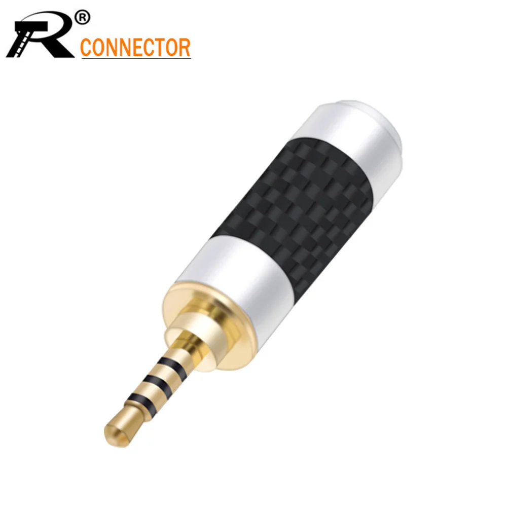 1 шт. высококачественный разъем из углеродного волокна 2 5 мм 4-полюсный