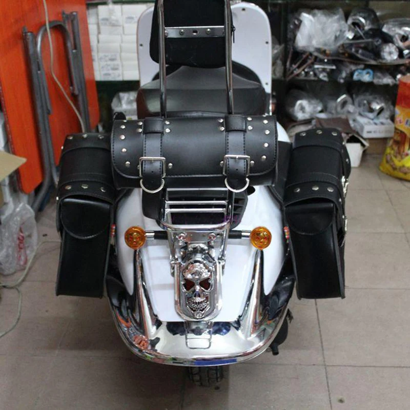 3 шт./комплект кожаная сумка для мотоцикла скутера |