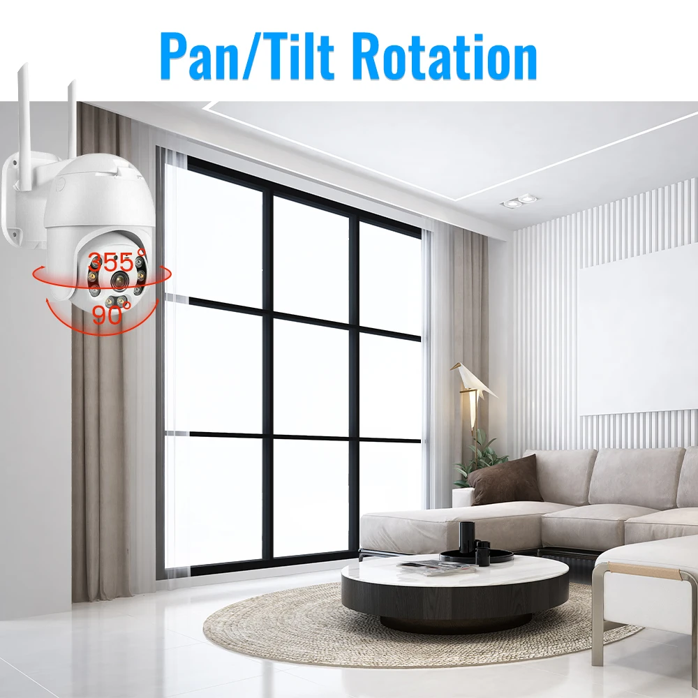 

IP Security CCTV HD Camera Waterproof WiFi Wireless 1080P Outdoor PTZ