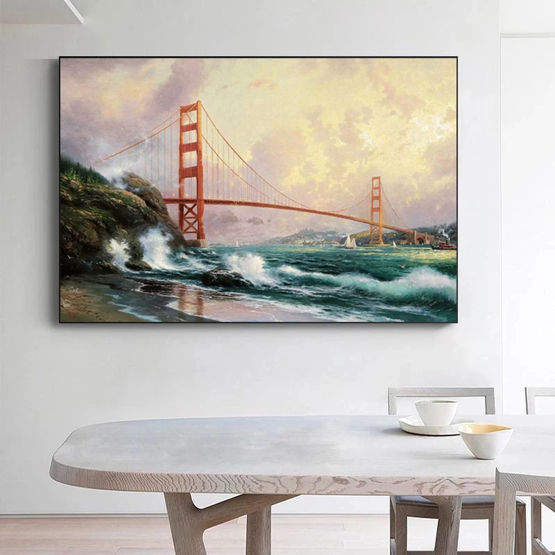 

Картины на холсте «Мост золотых ворот», Сан-Франциско