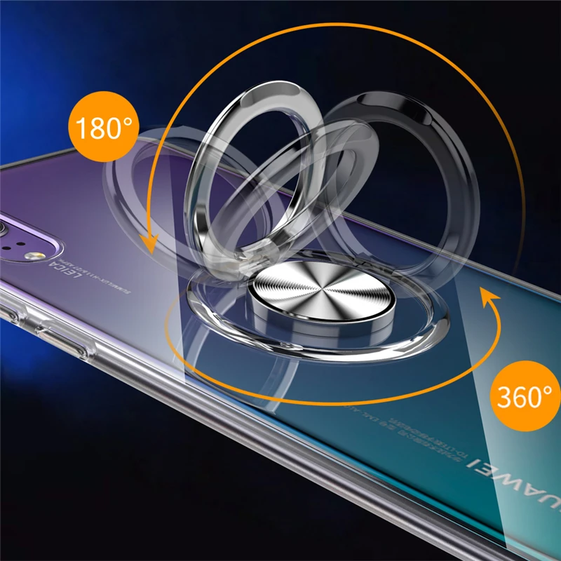 Противоударный прозрачный силиконовый армированный чехол для Huawei P20 Pro P30 Lite Mate 20