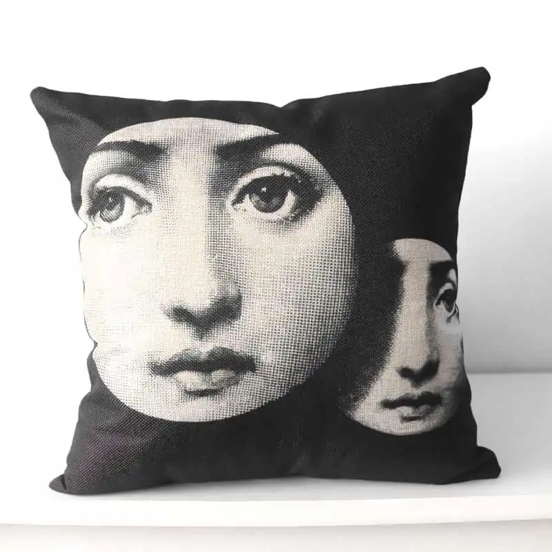 Льна Fornaseti льняная Подушка Чехол Funda Almohada любовь наволочки пледы Yastik килифи один постельные принадлежности Zara* женские домашние Гринч