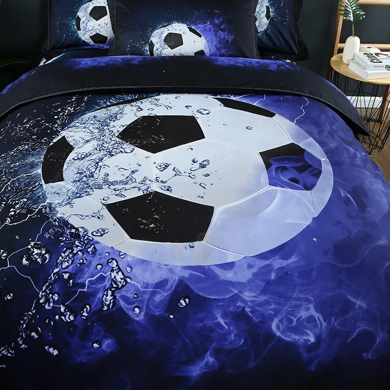 Комплект постельного белья пододеяльник с наволочками в стиле Galaxy Football Baskteball 2/3