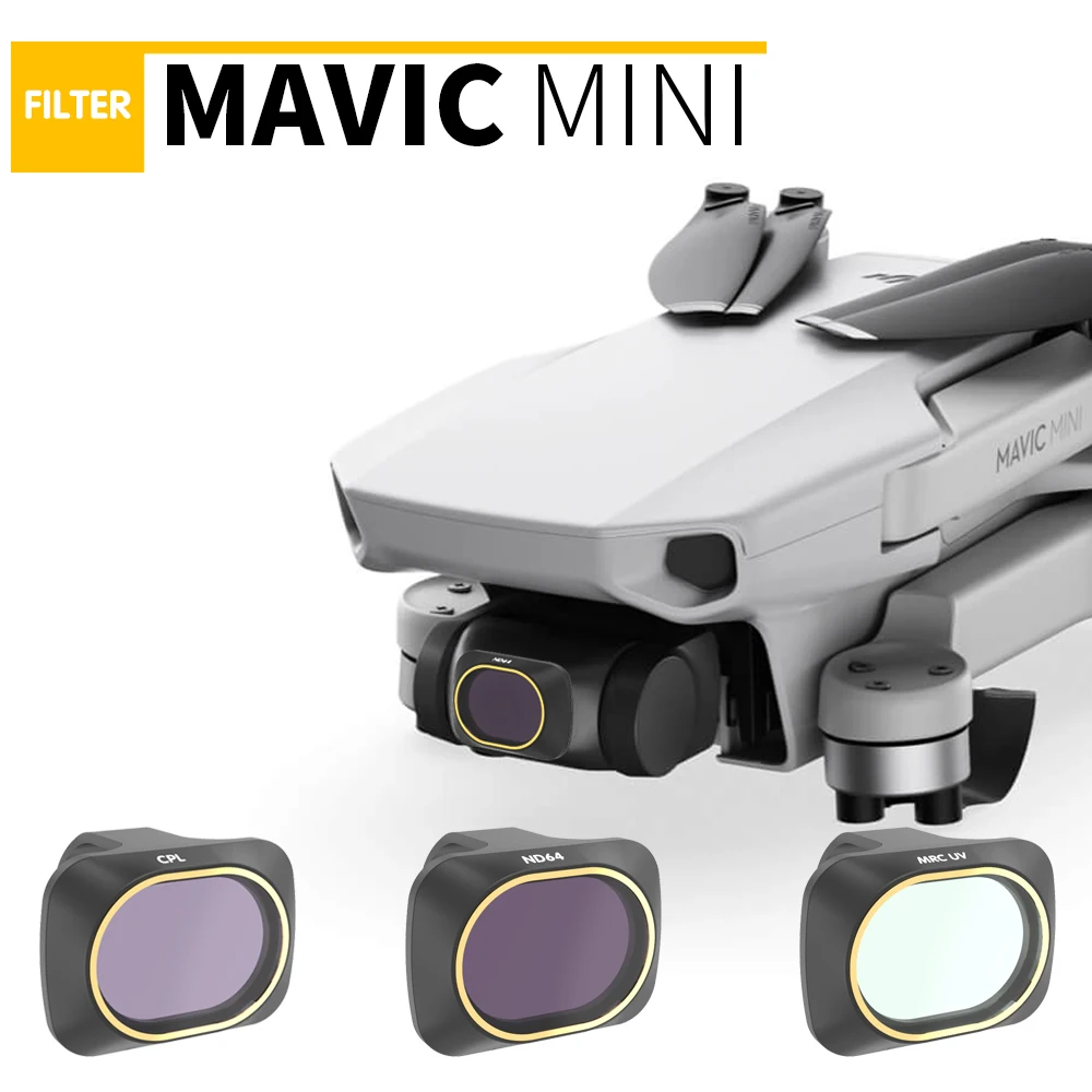 Фильтр объектива для DJI Mavic Mini MCUV/CPL/ND64 PL/ND8/ND32 комплект ночного видения камера