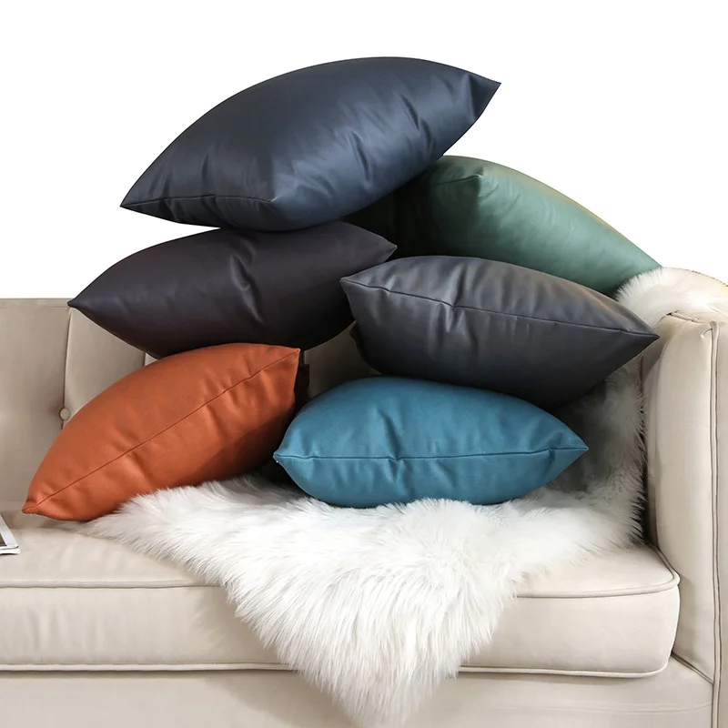 

INS Pillow Technology Cloth Solid Color Nordic Sofa Set Sofa Car Living Room Office Cushion Lumbar Cushion.