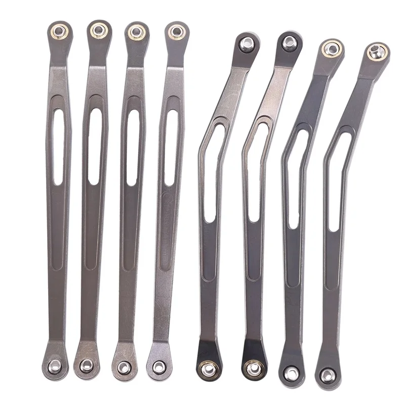 

8Pcs/Set Aluminum Alloy Upper Lower Suspension Links Linkage Set for 1/10 Axial WRAITH RC Crawler